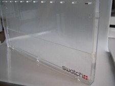 SWATCH VITRINE COLLECTORS BOX -S- SAMMLERKASTEN, SCHAUKASTEN, PLEXIGLAS