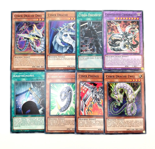 Yugioh cyber drache - cyber, drei