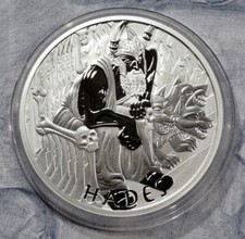 1 Dollar 2021 - Tuvalu - Hades - Gods of Olympus - 1 oz Silber