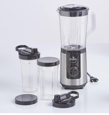 Smoothie Maker Mixer Set 9-teilig 1000ml 21000 U/Min Standmixe 3 Stufen Shaker