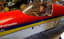 Pilotenpuppe Pilotenbüste GFK