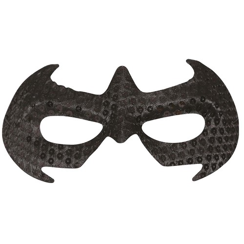 Augenmaske schwarz superheldin - augenmaske,