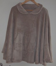 Poncho Fleece Beige