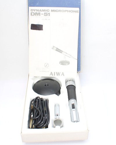 Aiwa dymanic microfhone dm - aiwa,