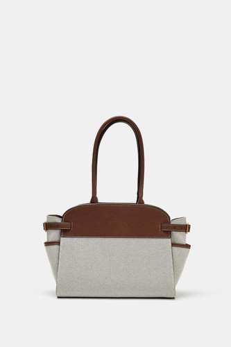 Zara tasche grau braun - zara,
