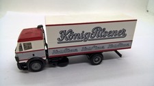 Herpa Mercedes SK Getränkekoffer-LKW solo weiß rot silber KÖNIG-PILSENER (52)