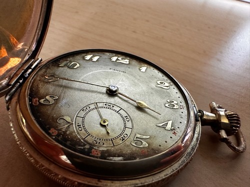 Alte taschenuhr 1900 gold - um,