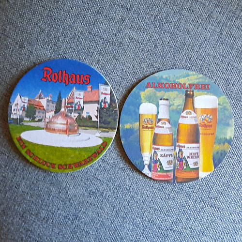 Rothaus bierdeckel stück - rothaus,