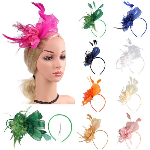 Damen feder fascinator - damen,