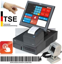 IBM TSE TOUCHSCREEN KASSE EINZELHANDEL BONDRUCKER SCANNER FRISEUR DÖNER USW KA02