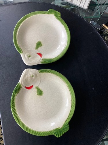 Alte fisch teller 2er - fisch,