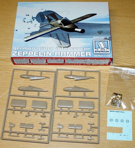 Zeppelin rammer brengun - 1/72,