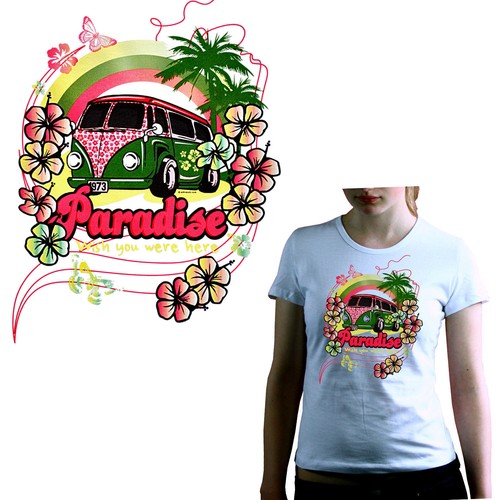 Tiki surfer surf motiv - , strand
