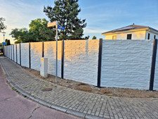 120lfm Betonzaune aus Polen inkl. Lieferung Sichtschutz Zaun Winteraktion -10%