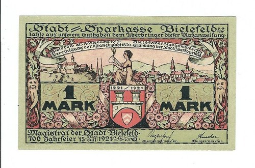Notgeld bielefeld - notgeld,