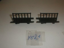 Playmobil Modelleisenbahn, alt, 2 x Außenstand mit Geländer,  (Y521)