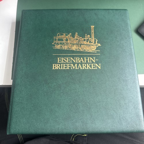 Eisenbahn briefmarken sammlung - eisenbahn,