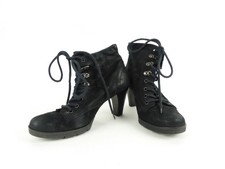 Paul Green Damen Schuhe Stiefel Stiefeltte Echtleder schwarz 38,5 | UK5,5 (17744