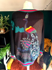 Strickjacke Stickerei