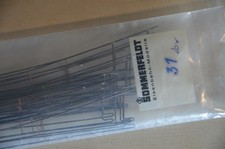 Sommerfeldt Oberleitung Nr. 31, 20 x Fahrdraht ca. 190 mm,  H0, M 1.87