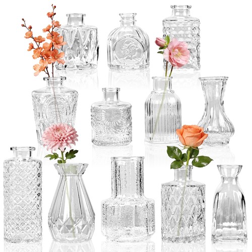 Kleine vasen set glas - kleine,