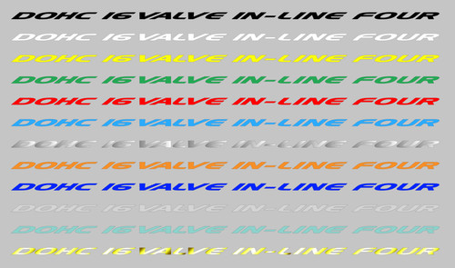 Dohc valve in line - 2, four