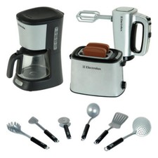 Electrolux Spielzeug Küchenset Kaffeemaschine Toaster Handmixer Untensilien