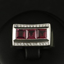 Brillant Turmalin Ring ca. 2,77 ct. Caren Pfleger    12,8g 585/- Weißgold