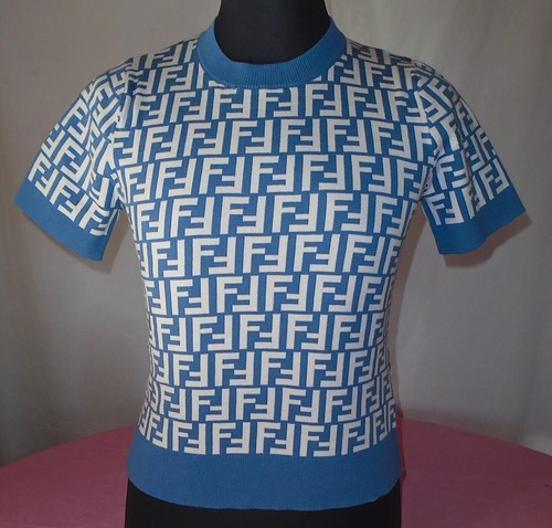 Fendi cropped knitted shirt - fendi,