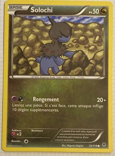 Pokemon karte 119 - pokemon, 72/119