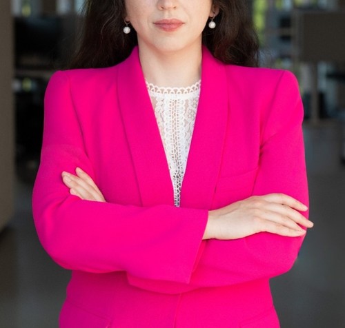 Zara blazer pink l - -,