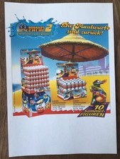 Ü-Ei Werbeblatt Mission Maulwurf 2 Bodenaufsteller u. Thekend Papier 1Seite 2006