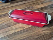 Le Creuset Terrine Bräter Ofenform mit Deckel 1,1 Liter
