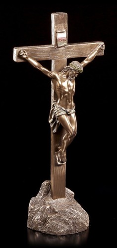 Kruzifix mit fels - kruzifix, jesus