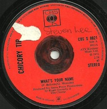 CHICORY TIP - WHAT'S YOUR NAME / MEMORY - CBS 1972 - 70s (MOOG SYNTHESIZER) POP
