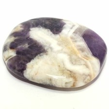 Edelstein Scheibe Amethyst Massagestein Reiki Chakra