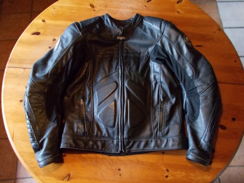Motorrad lederjacke schwarz - motorrad,