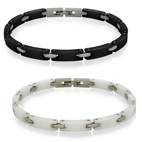 Keramik edelstahl armband - keramik,
