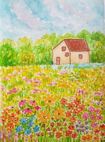 Aquarell haus 21 - aquarell,