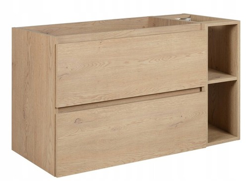 Schrank badezimmer regal eiche - badezimmer,