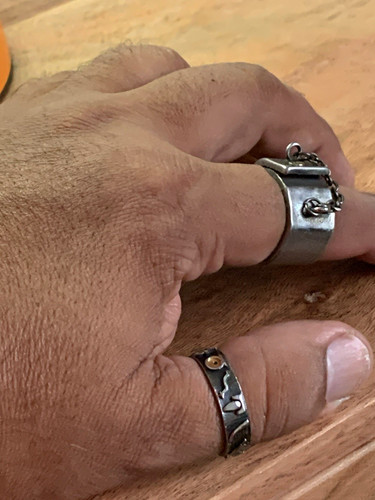 Rocha bandring silberfarben - rocha,