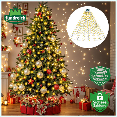 Christbaumbeleuchtung 400 led - christbaumbeleuchtung,