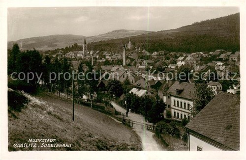 Graslitz kraslice panorama - cz,