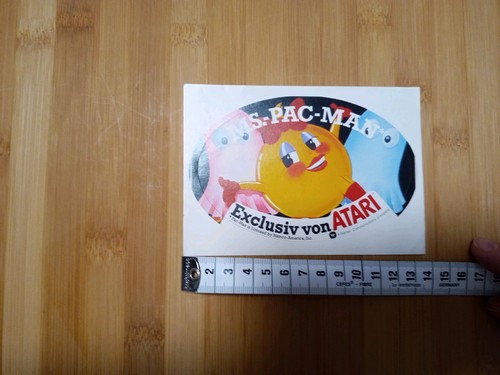 Retro aufkleber pac man - aufkleber, ms.-pac-man