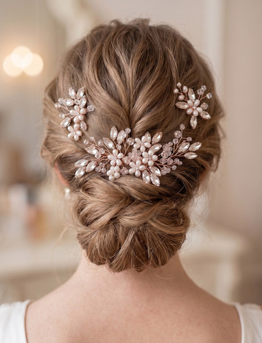 Edles braut haarschmuck - haarschmuck, set