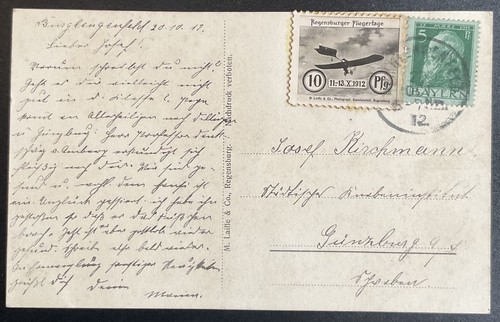 Halbamtliche flugpost 1912 - halbamtliche,