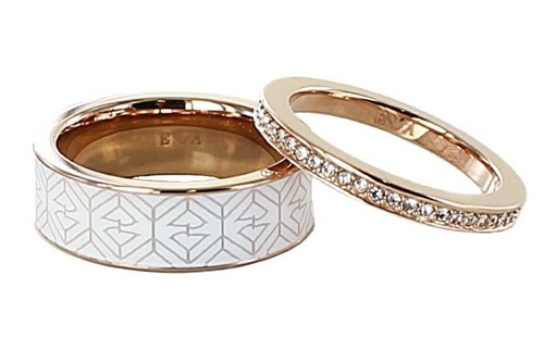 Damen doppel ring emporio - damen,