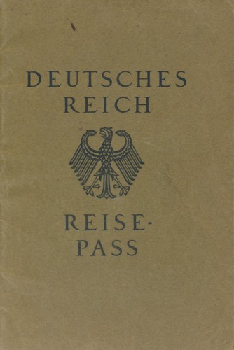Reise pass deutsches - pass, reich