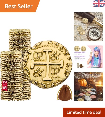 100 realistische gold piraten - 100,