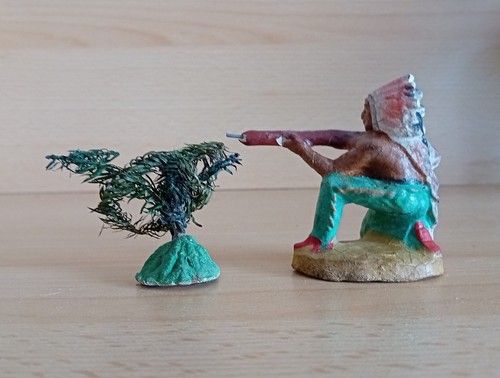 Indianer knieend gewehr - indianer,